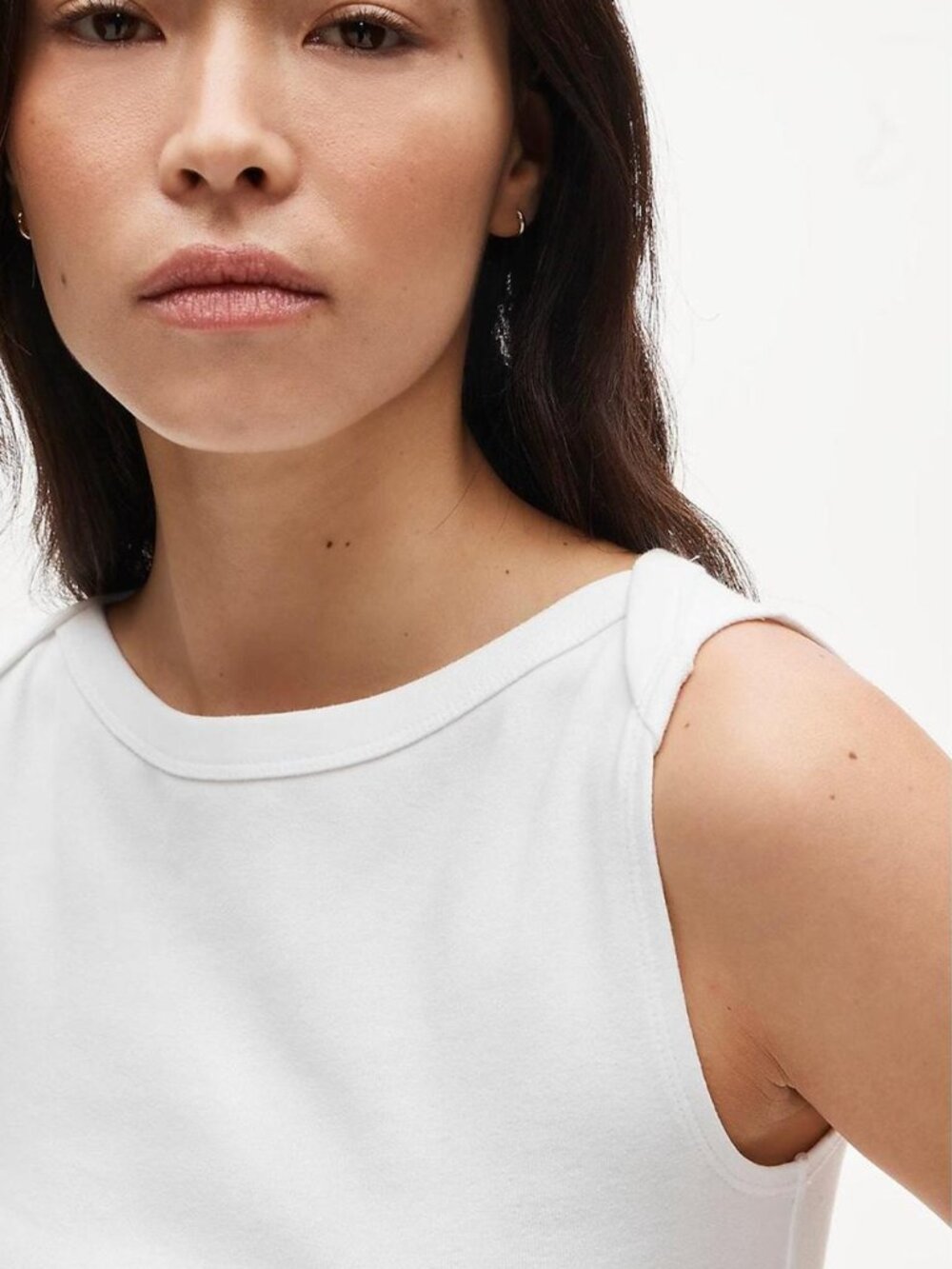 Never Worn J. Crew Perfect-fit Boatneck Tank Top in White, XS